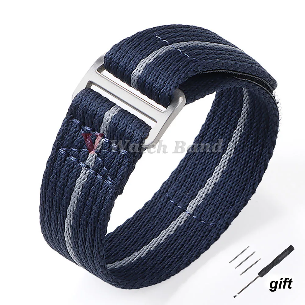 Premium Canvas Nylon Strap - Sport Watch Band 20mm 22mm, Unisex Bracelet Belt