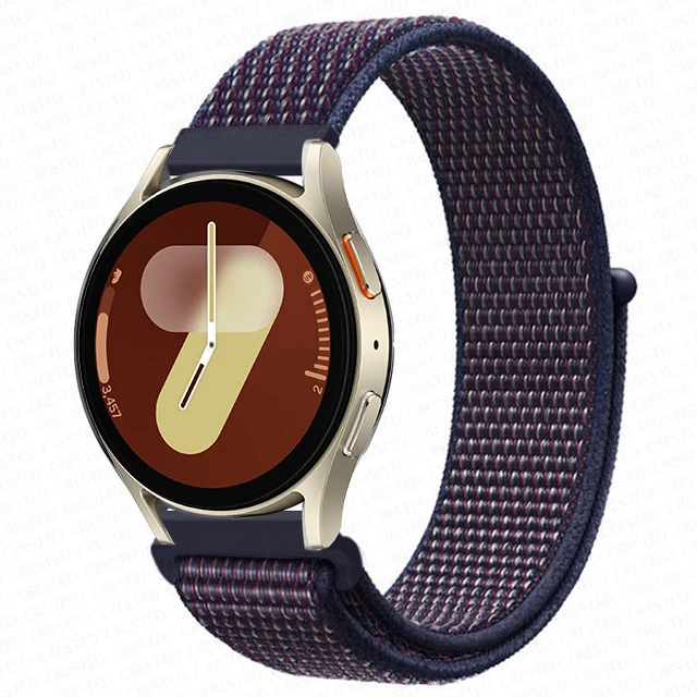 Versatile Nylon Loop Bracelet for Smartwatches - 22mm/20mm Band