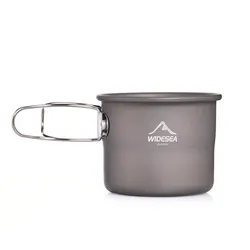 Widesea Outdoor Camping Aluminum Mug - Perfect for Coffee, Tea, and Picnic Adventures (200ml WSCC-105)