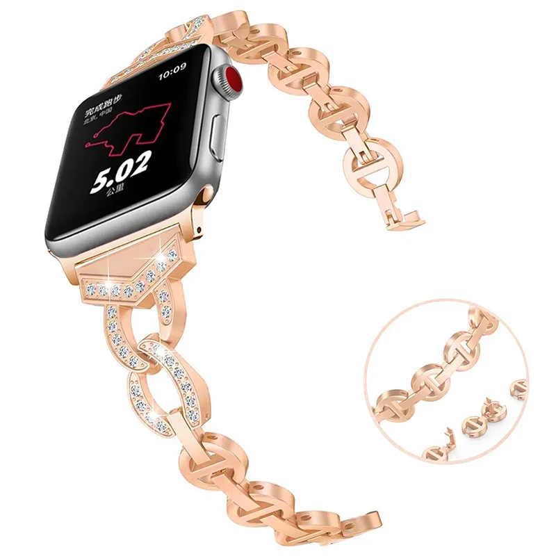 

Metal strap For Apple watch Ultra 49mm 8 7 45mm 41mm Stainless Steel Smart Watch Wristband For iwatch 6 5 4 3 SE 44mm 42mm 40mm