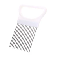 1 PC มัลติฟังก์ชั่หัวหอมมะเขือเทศตัดเครื่องตัดผัก Gadget Chopper Aid ท่องเที่ยวผู้ถือหั่นเครื่องมือห้องครัว 1