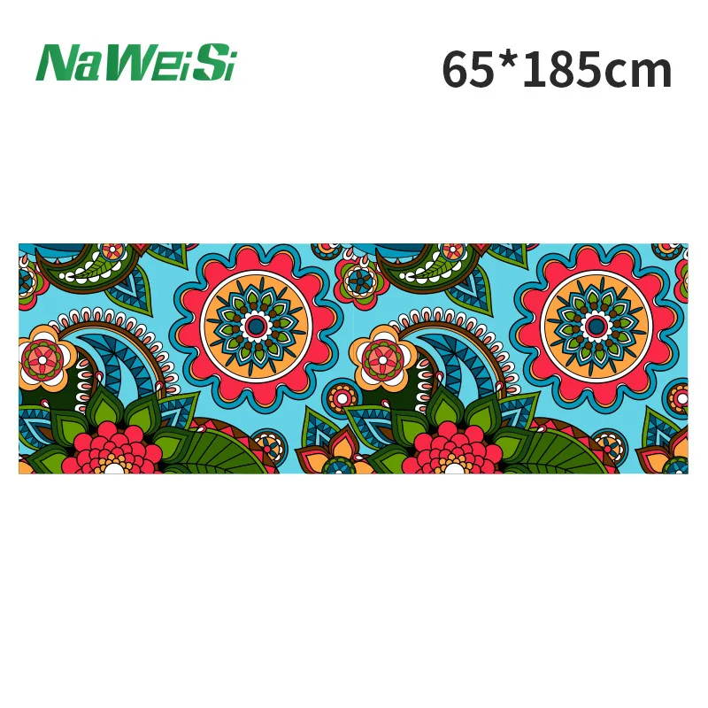 Luxury Double-Sided Velvet Non-Slip Yoga & Fitness Towel - Portable, Quick-Dry, Folding Sports & Beach Mat