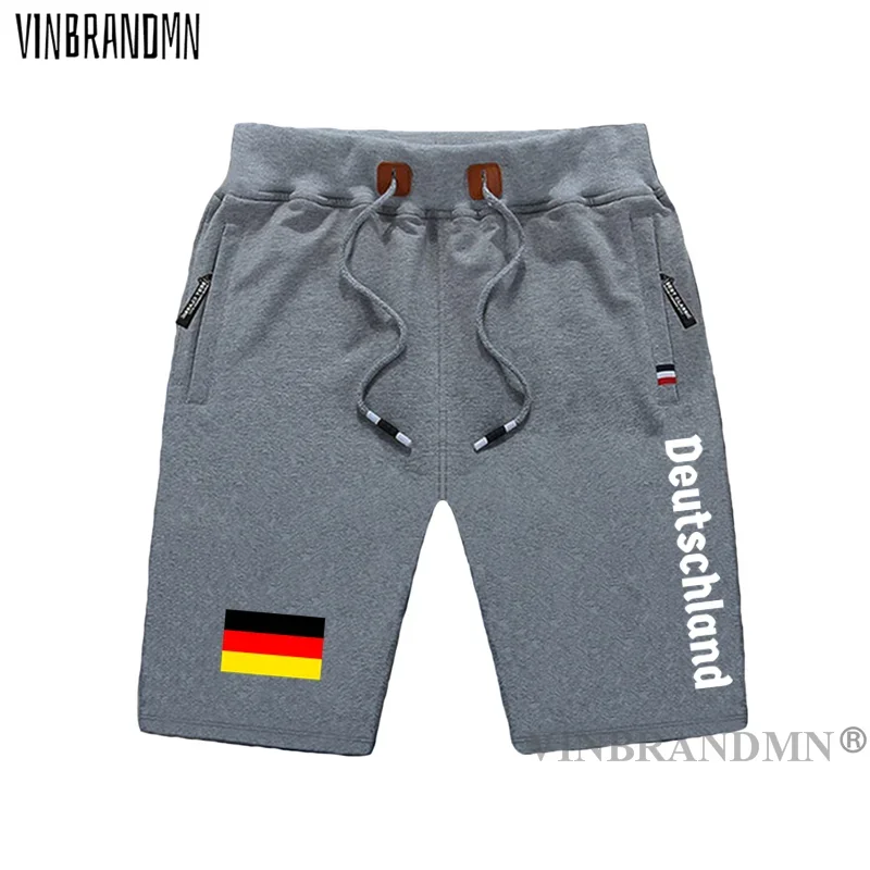 Germany Deutschland mens shorts beach new men's board shorts flag workout zipper pocket sweat bodybuilding 2021 cotton German DE 3