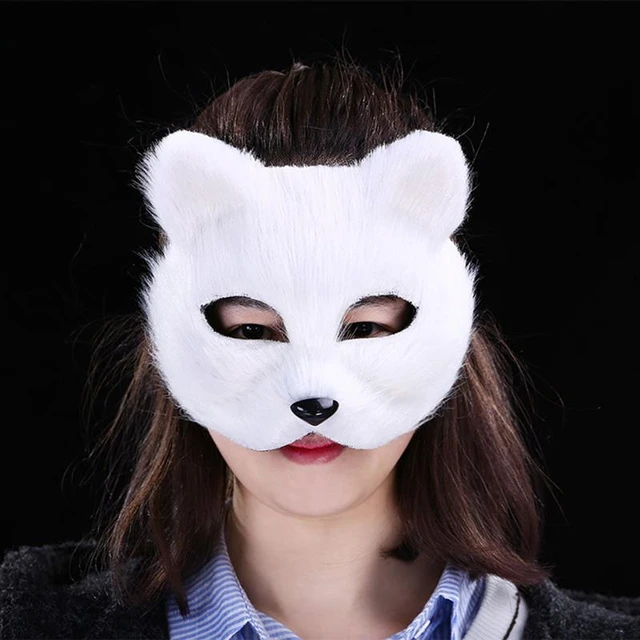 Masquerade Masks Mask Wolf Masks Fox Cosplay Therian Masquerade Face  Halloween Animal Kids Costume Party Cat