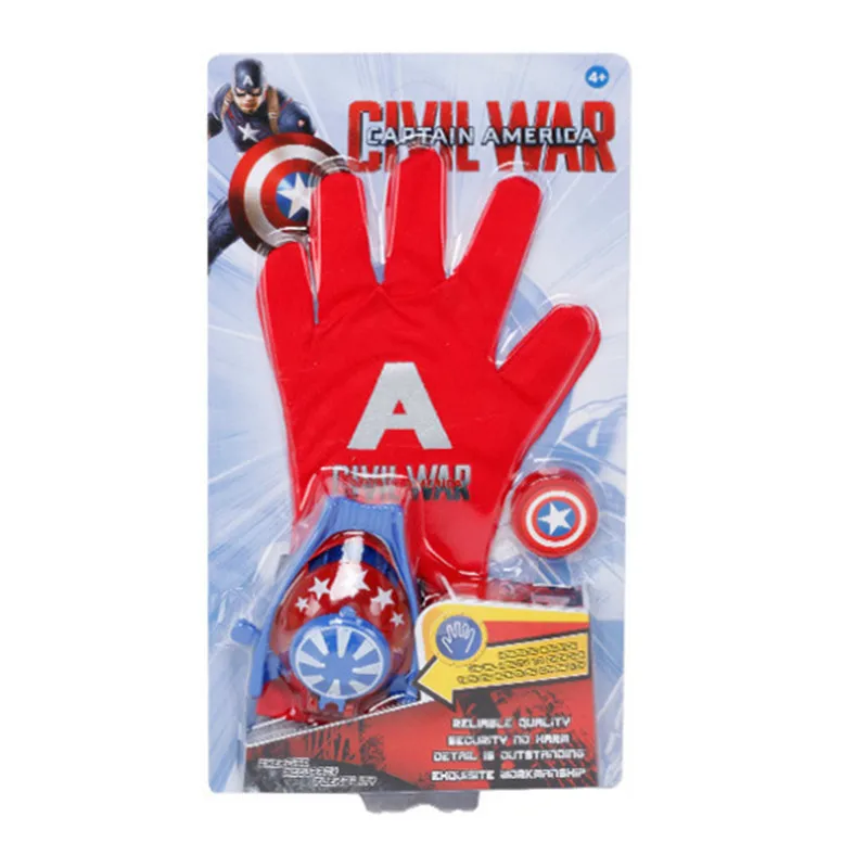 Hulk / Captain America / iron Man / batman / spider-man Glove Web Shooter  Launcher Jouets pour enfants Cadeau