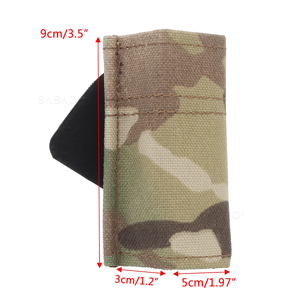 9MM Single Magazine Pouch Insert Back With Hook  For GLOCK M9 P226 HK USP Hunting Airsoft Faster Retention System Pistol Mag Bag