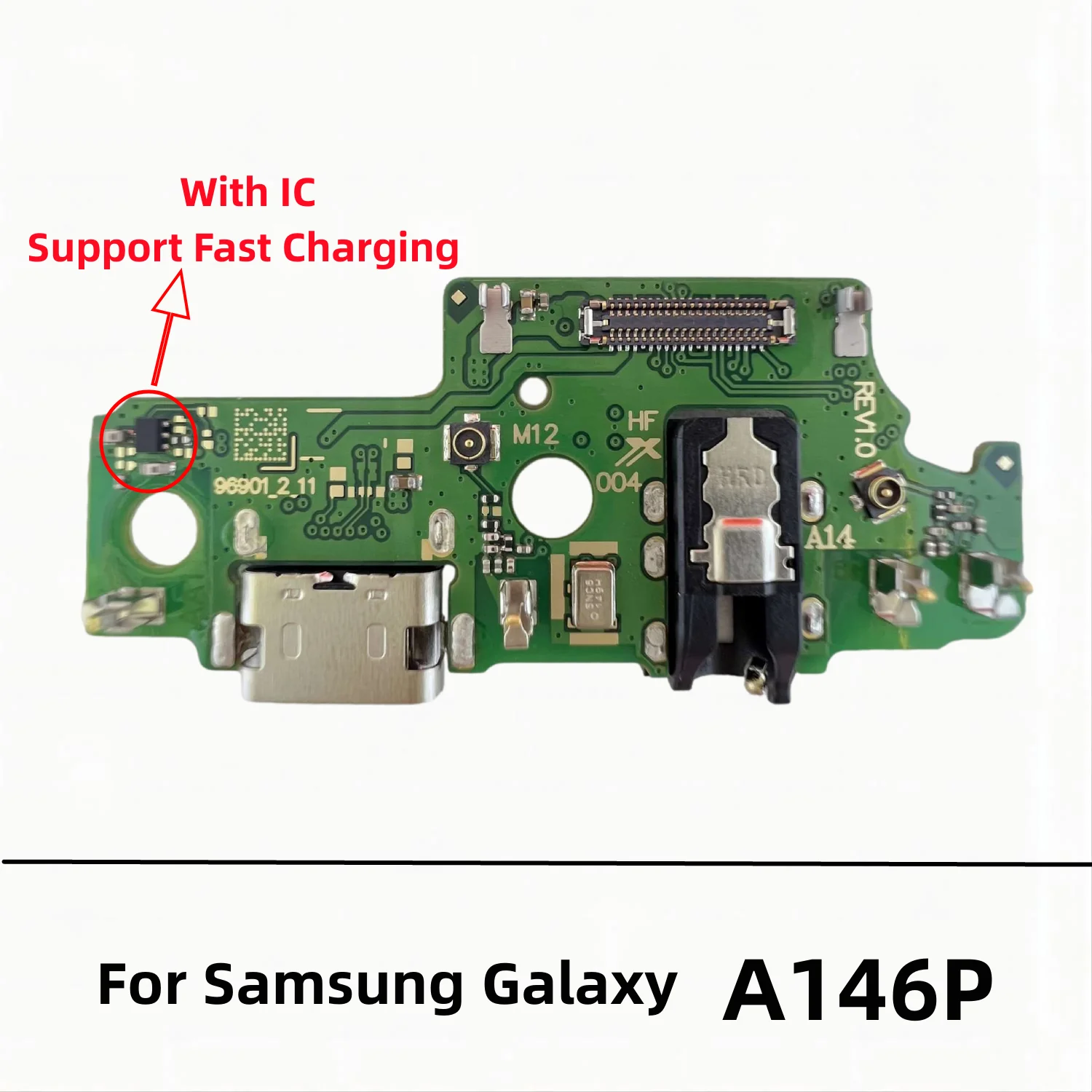 

USB зарядное устройство док-станция разъем зарядный порт гибкий кабель для Samsung Galaxy A14 5G A146P