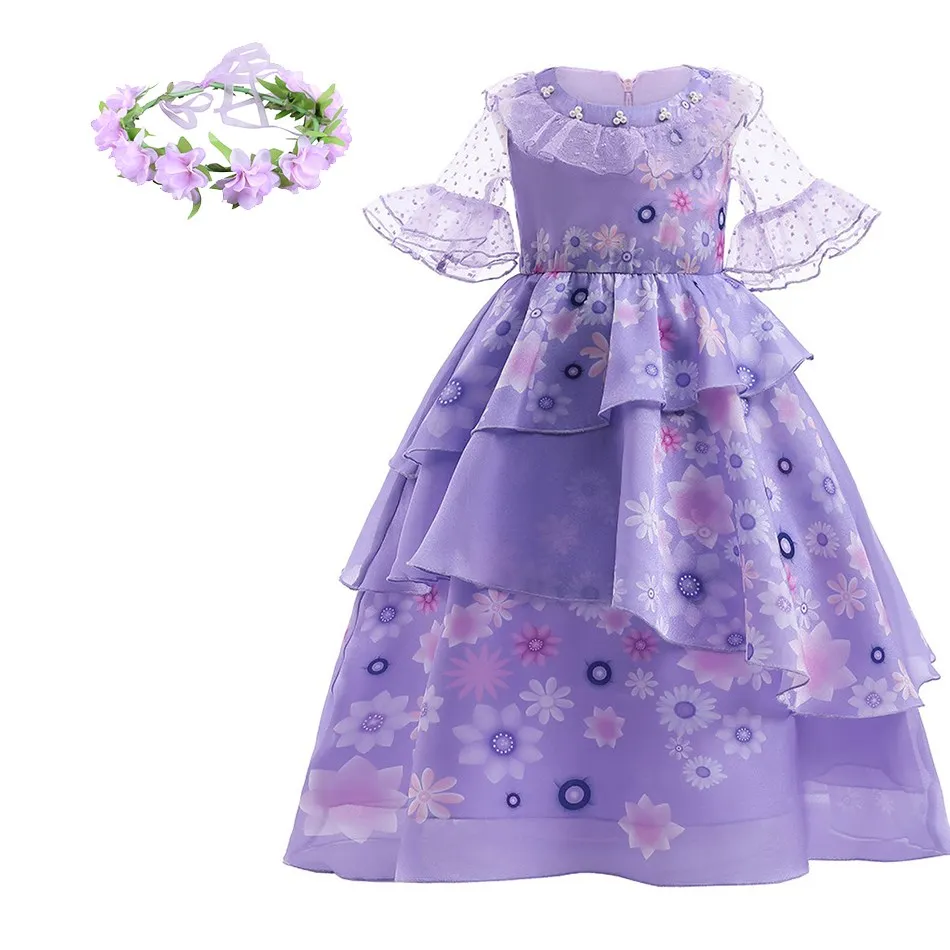 Girls Princess Costume Dress 4