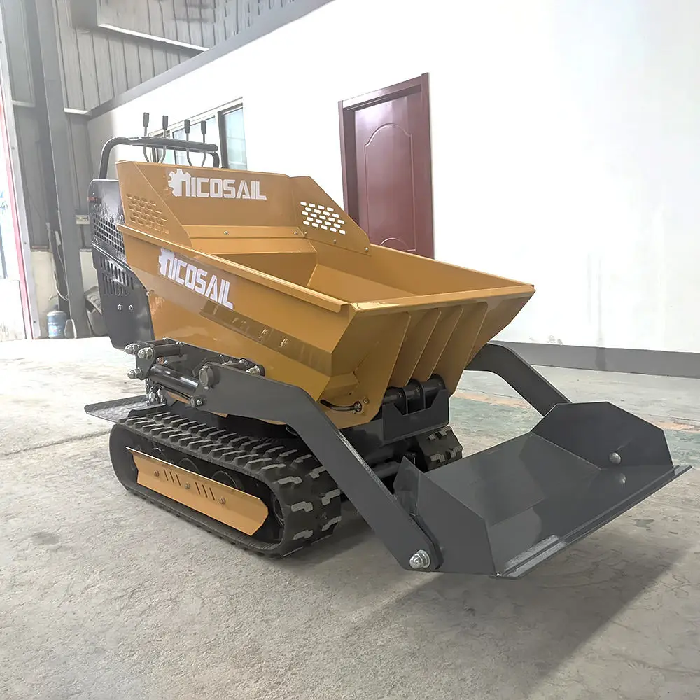 Factory Customization HIGH Quality 500KG Mini Track Dumper Mini Crawler Dumper HYDRAULIC DRIVING Mini Truck Dumper EPA/EURO5