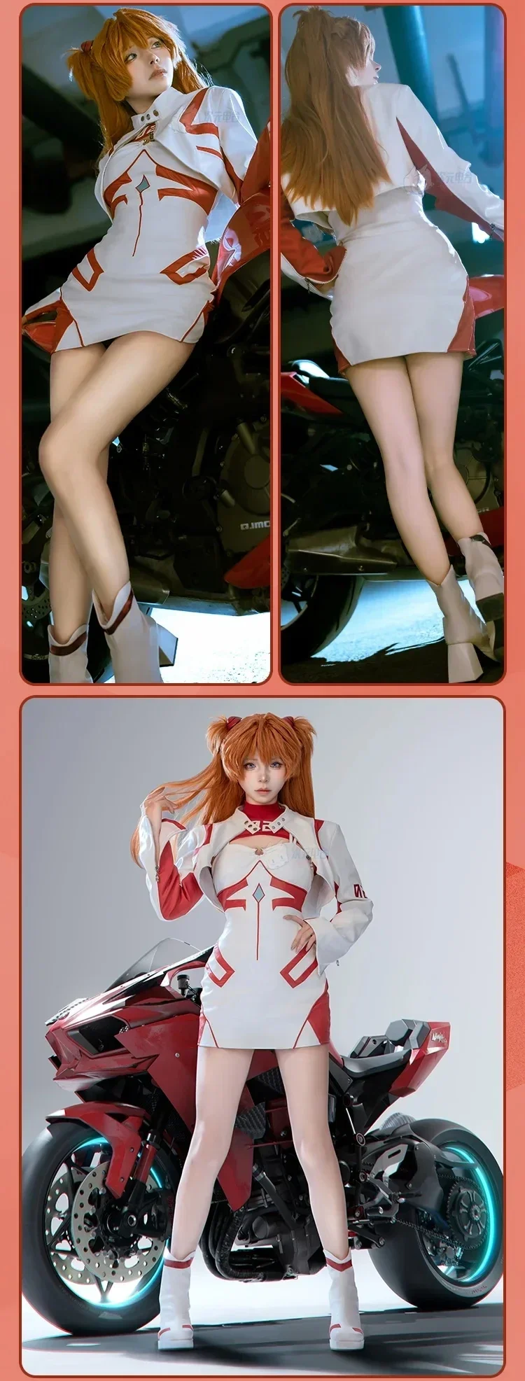 Motorcycle Leather Jacket Cosplay Costume for Men/Women