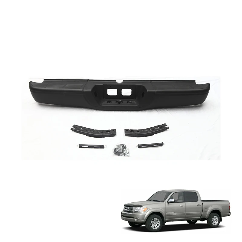 

2023 пользовательский Американский грузовик Лидер продаж черный цвет железо и пластик 4x4 задний бампер для Tundra 2014-2020