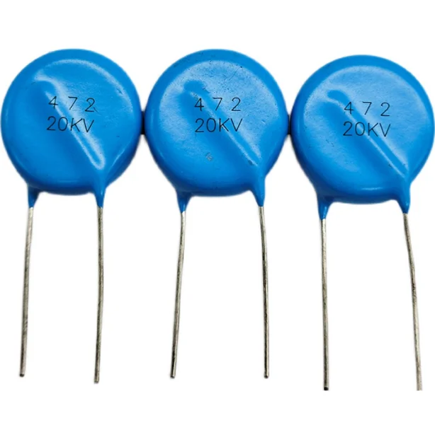 10PCS High frequency blue ceramic chip capacitor 20KV 472K 4700pF high-voltage power supply ceramic dielectric capacitor