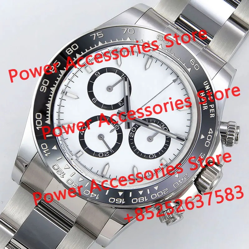 

Clean 2023 New Daytona 126500 Hand Set, SH4131, механизм 904L, черные керамические часы, браслет, циферблат, запчасти для часов на вторичном рынке