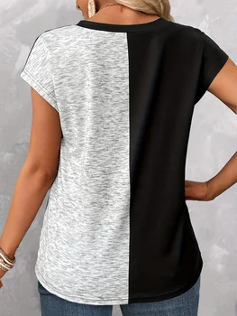 Women's Plus Size Top Summer Chic Elegant Top For Chubby Women's Fashion Top 2