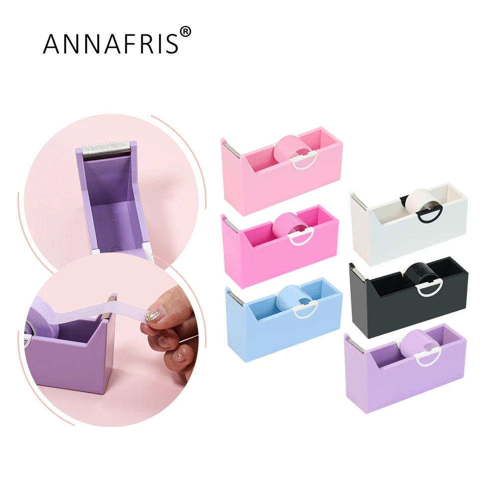 

Eyelash Extension Tape Cutter Lash Adhesive Tape Split Tools Grafting Lash Plastic Rotating Tape Cutting Makeup Tool