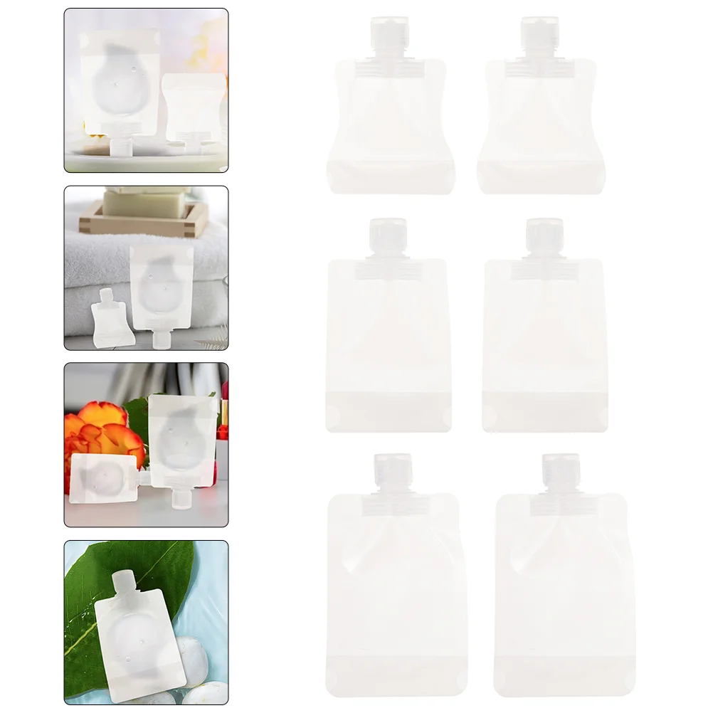 

12 PCS Lotion Bag Refillable Leakproof Toiletry Pe Bye Shampoo Practical Portable