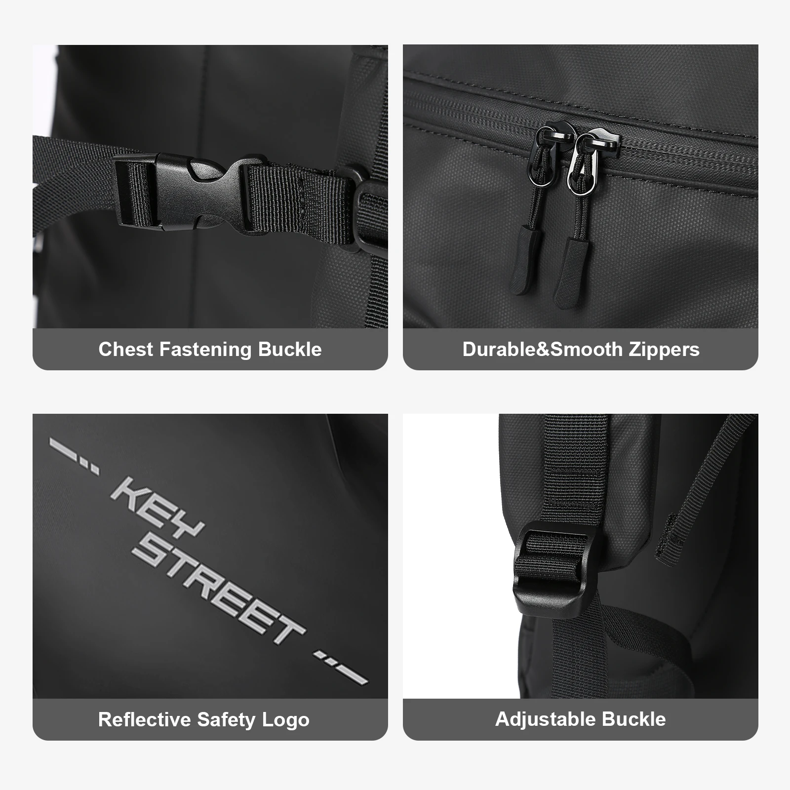 Helmet Backpack for Motorcycle Cycling, Large Capacity Waterproof Helmet Storage Bag Hiking Backpack with Reflective Stripe