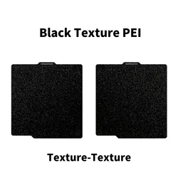 High - Quality Double - Sided Smooth Spring Steel 3D Printer Build Plate - 257x257mm (PEI - PEI Black)
