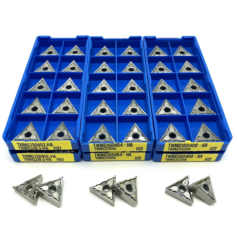 

TNMG160402 TNMG160404 TNMG160408 HA H01 External turning tool CNC Aluminum inserts Cutting tool High-quality turning inserts