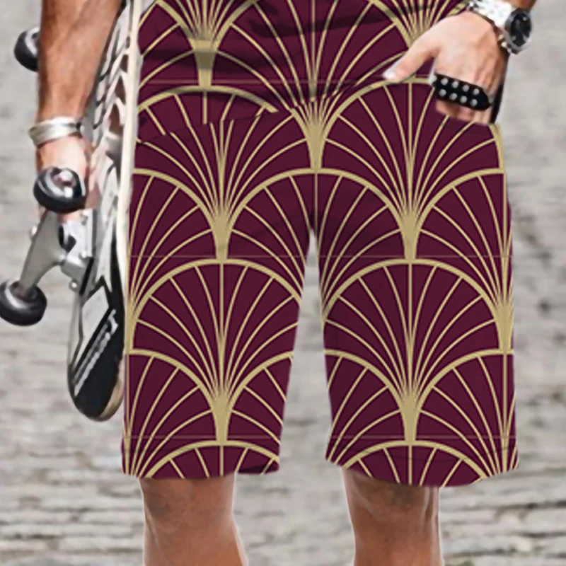 

Swimsuit Men's Casual Shorts Beach Loose Cool 2022 3D Printed Harajuku Oversized Elastic Waist Quick Dry Mens Clothing Men/Women