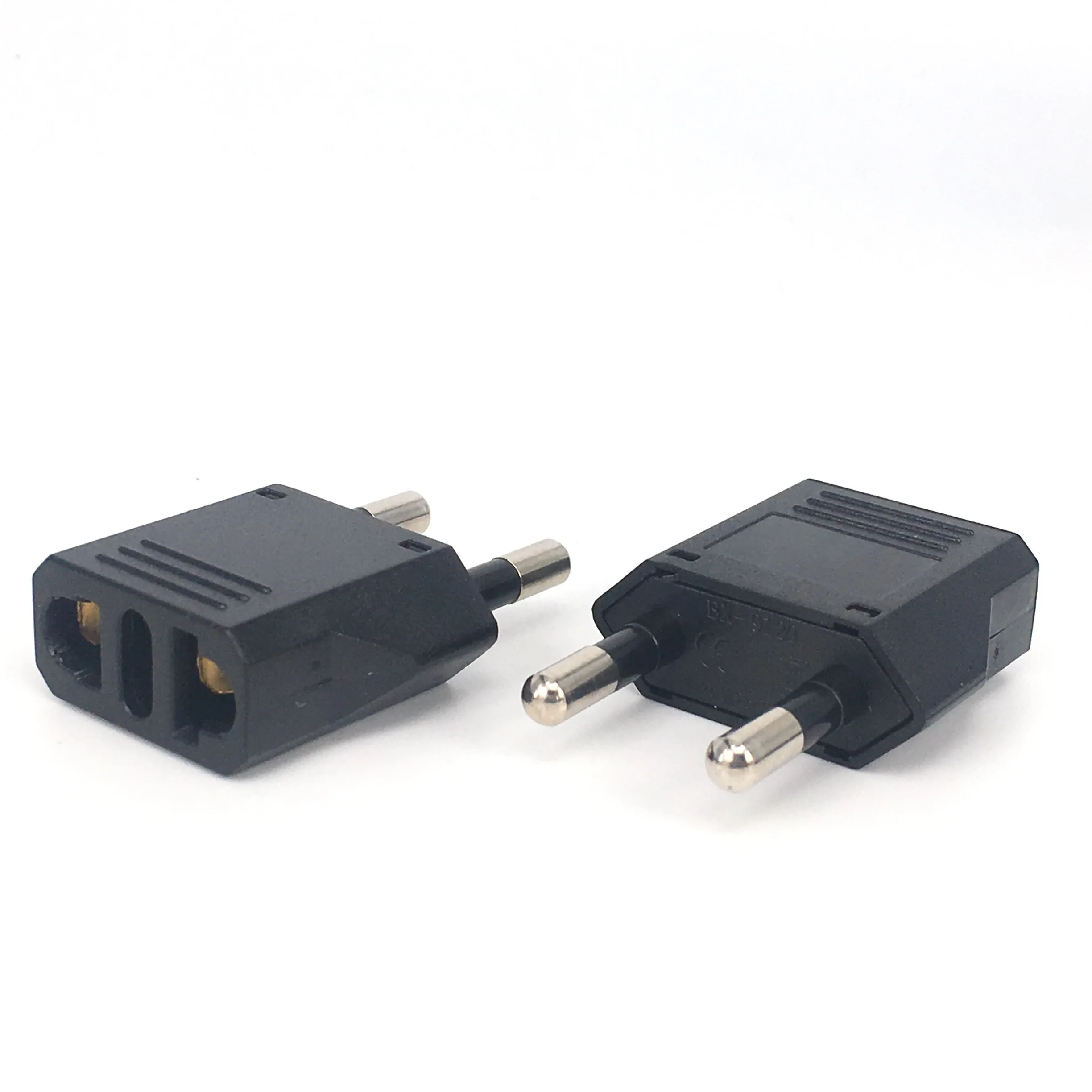 Plug Adapter EU Travel Adapter CN US To EU KR Brazil Israel Black/White Power Electrical Plug Converter Sockets Outlet