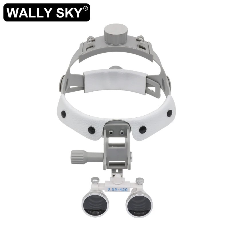 Dental Magnifier Glass Loupe Headband Binocular Magnifier 3.5x