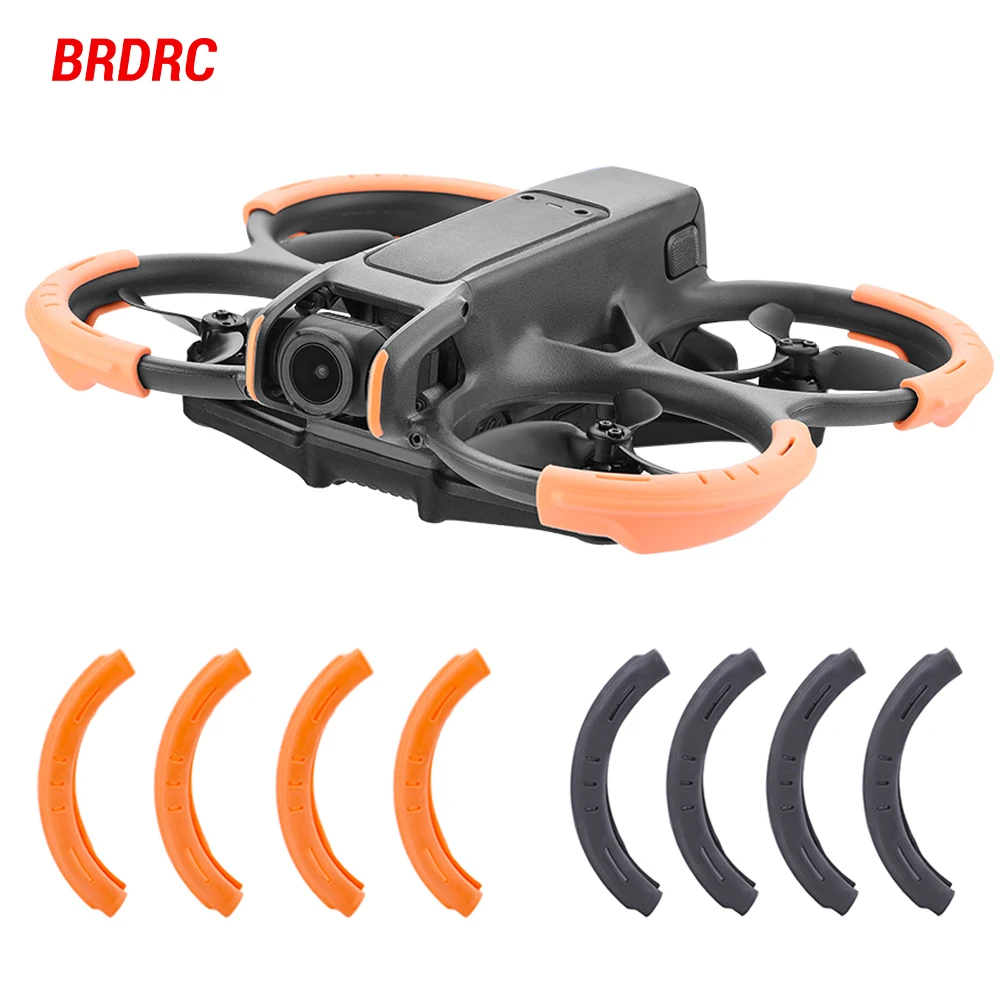Drone Accessories BRDRC Propeller Guard For DJI Avata 2 Drone Lightweight Prop Protector Anti-Collision Bumper Protective Shell