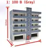 1:150/100 Scale Architectural Model for Gundam City School Teaching Building Model Display Scene Model Collection Gift 4