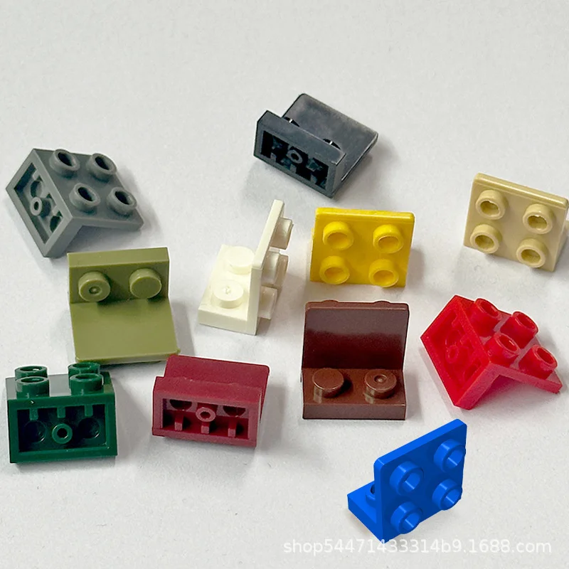 10 Stück / Los 99207 Halterung 1 x 2-2 x 2 umgekehrte Bausteine Moc-Zubehör kompatibel mit Ziegelspielzeug für Kinder – Detail 15