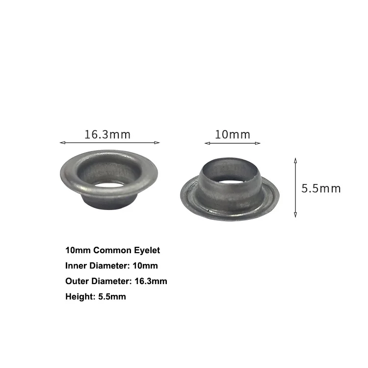 ilhos comuns para maquina fivela ilho 5 sacos 10mm pronto estoque 05