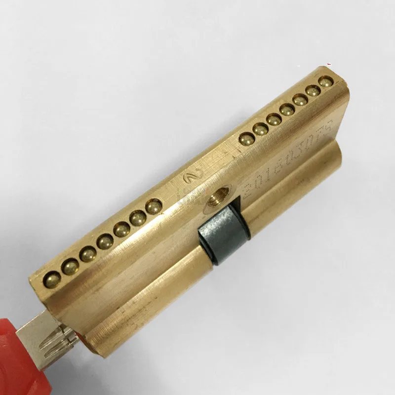 Door Lock 60-110MM Cylinder Hardware Skew Lock AB Cylinder Key Elongated Core Anti-theft Brass