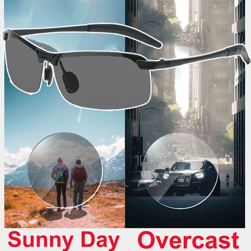 Enhanced Photochromic Polarized Sunglasses for Outdoor Sports and Night Vision