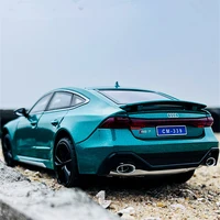 1:24 AUDI RS7 Coupe Alloy Car Model Diecasts & Toy Vehicles Metal Car Model High Simulation Sound and Light Collection Kids Gift 1