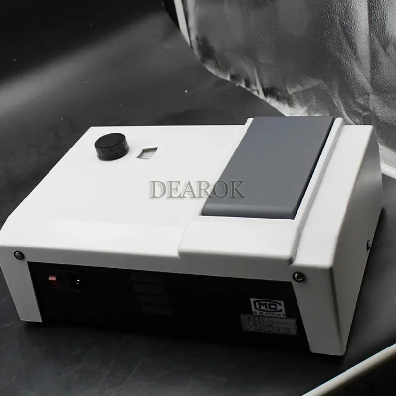 721 Visible Spectrophotometer Wavelength Range 350-1020nm UV Tester Spectrometer Bandwidth 6nm High Precision Light Meter