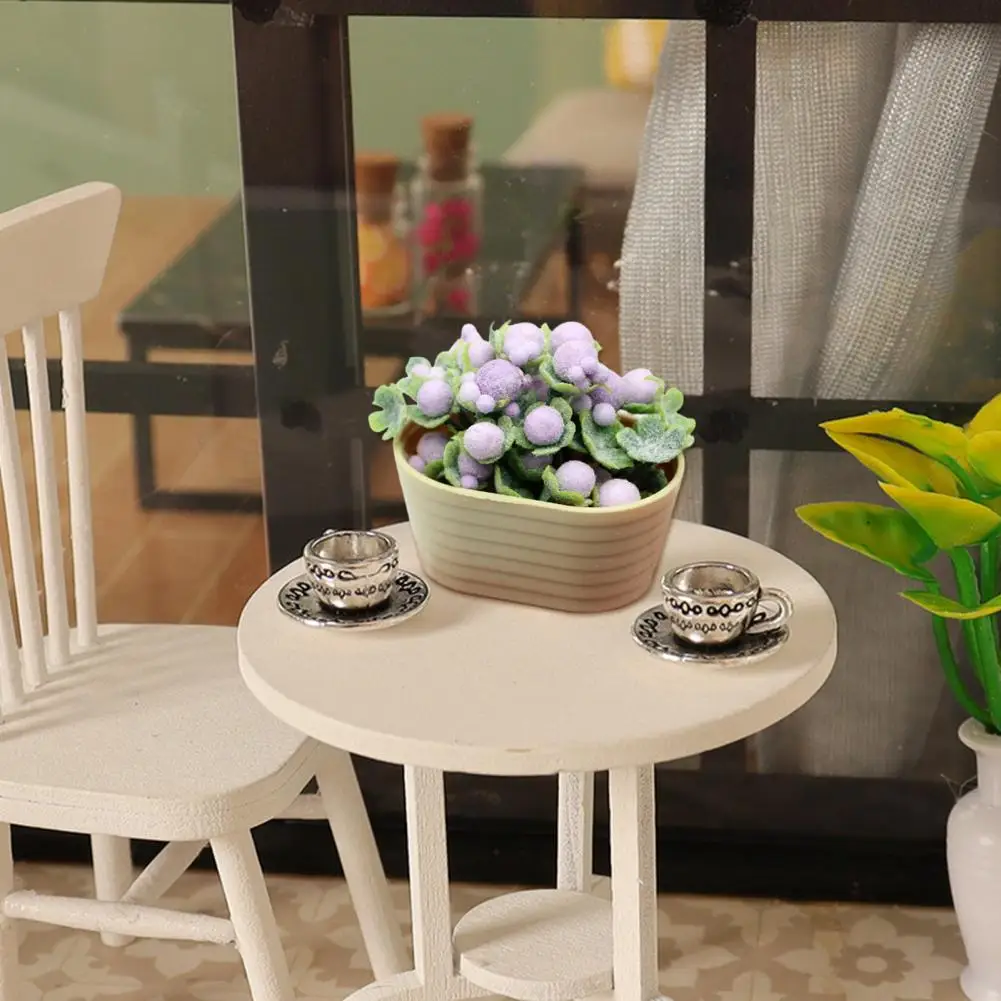 

Реалистичные миниатюрные растения, реалистичный полимерный бонсай, украшение для кукольного домика, миниатюрная модель горшечного растения для домашнего декора, для кукольного домика