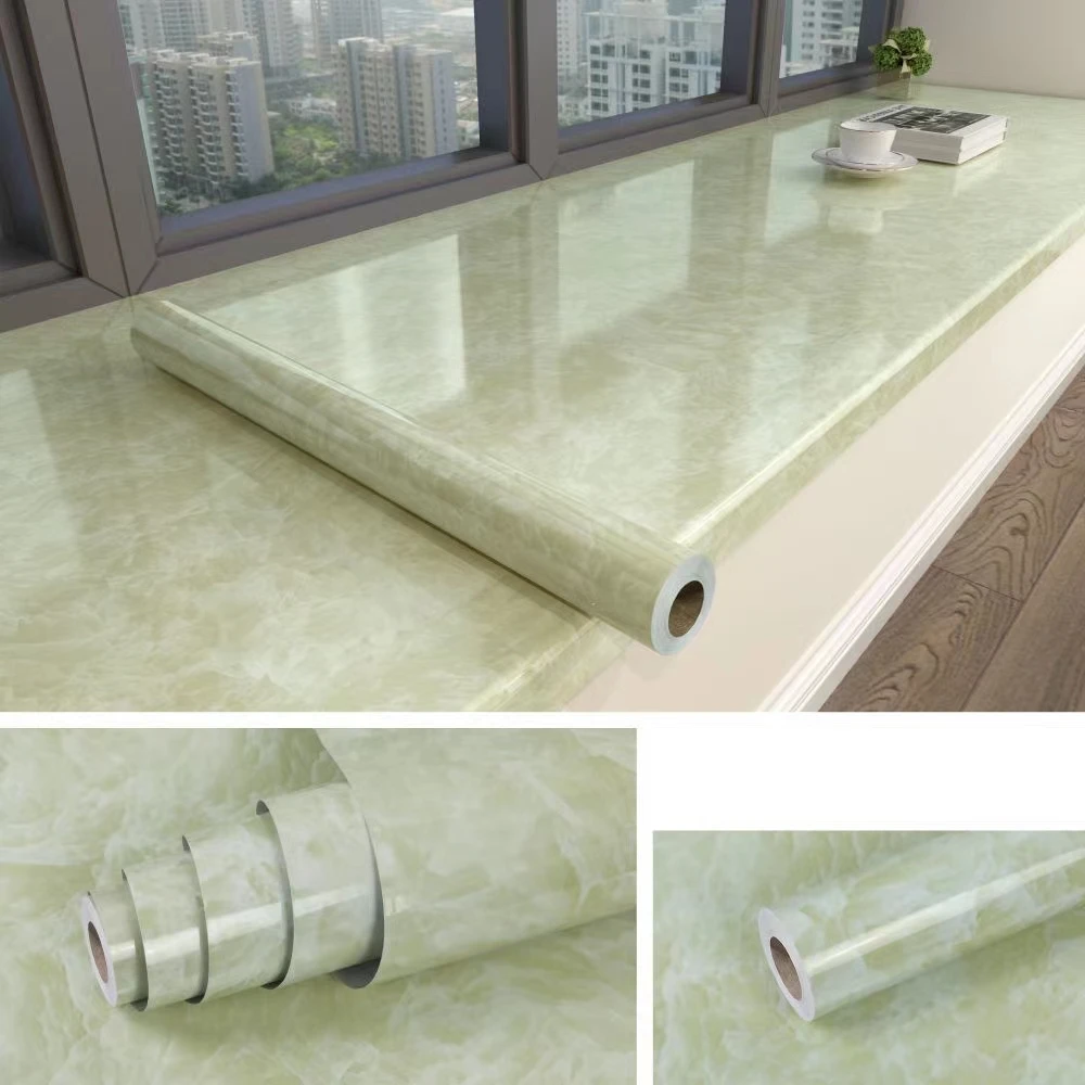 60cmx10m Selfadhesive Marble Waterproof Wallpaper Furniture Decoration