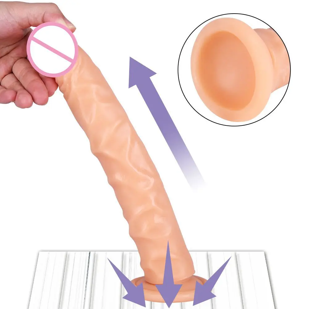 9.84 Inch Long Dildo Realistic Big Penis with Suction Cup Anal Butt Plug Sexy Products Sex Toys for Women Adults 18 XXX Shop