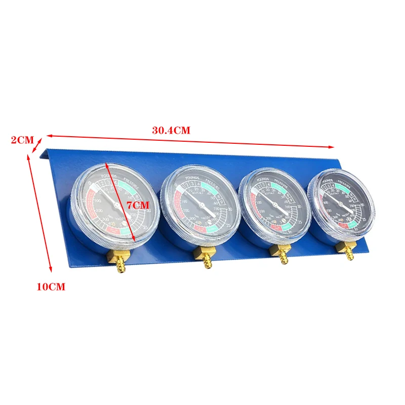 Motorcycle Carburetor Gauge 4Pcs Motorcycle Carburetor Vacuum Gauge Balancer Synchronizer Tool W/Hose Kit for Honda/Yamaha/Suzuki/Harley carburetor replacement parts,carburetor accessories,carburetor kit,motorcycle carburetor gauge