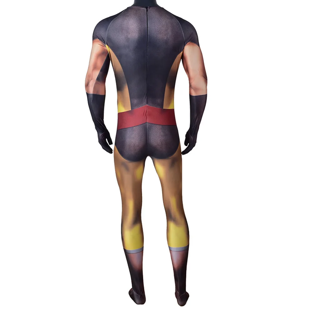 Marvel-Inspired Wolverine Spandex Bodysuit Cosplay Costume for Adults and Kids