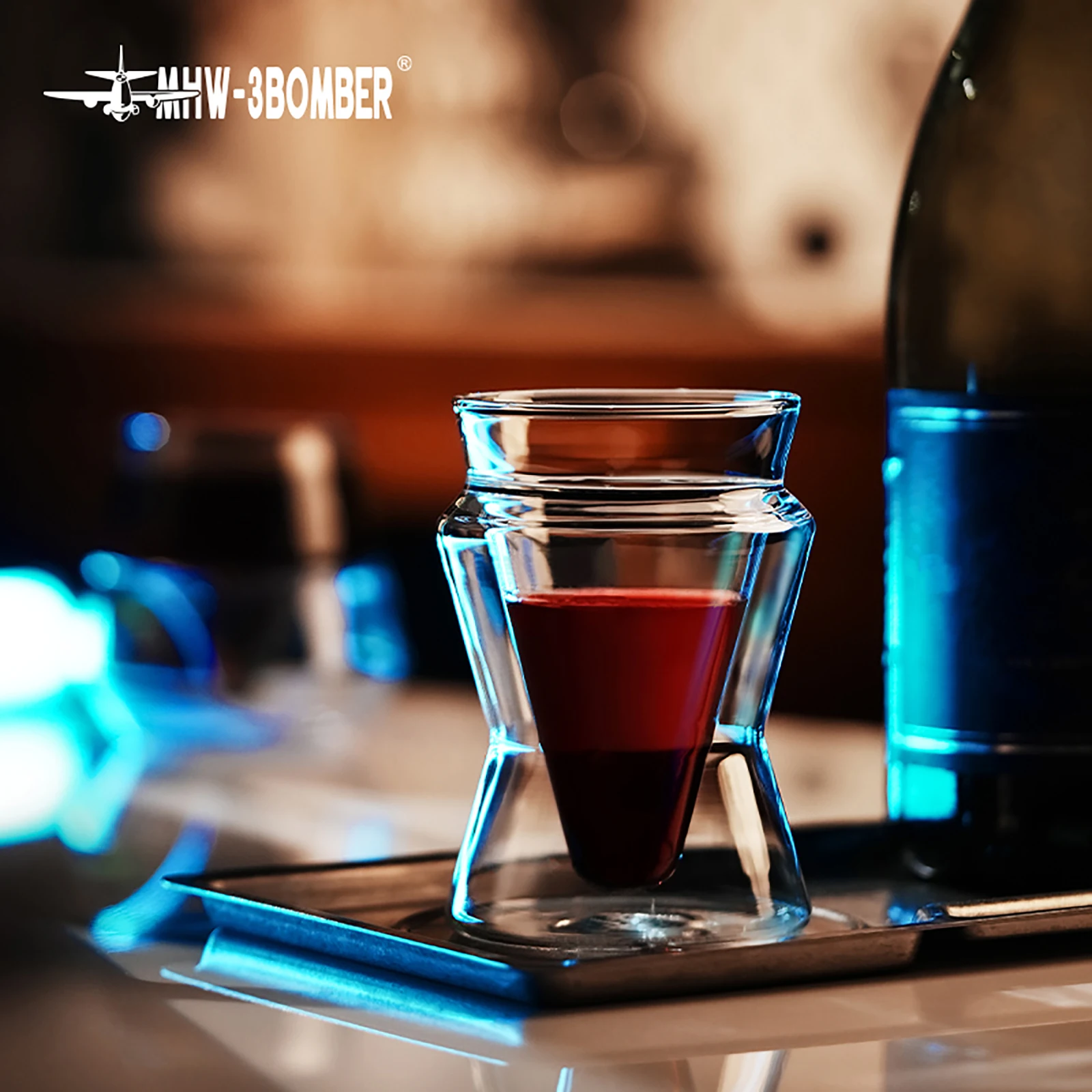Glass Coffee Mugs Espresso Cups Barista Accessories MHW-3BOMBER DW Series