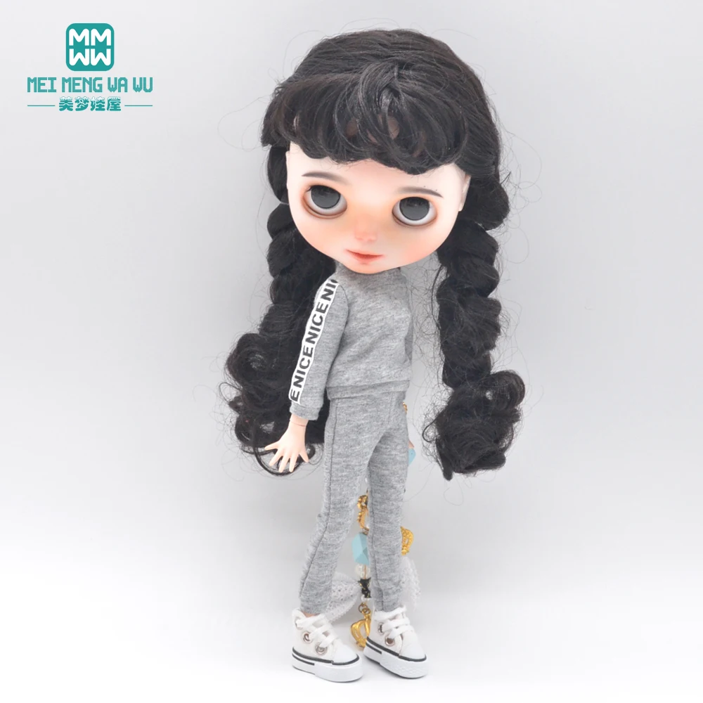 Kleidung für Puppen, dreiteiliges modisches Pullover-Set, passend für Blyth Azone OB22 OB24 Puppenzubehör – Detail 26