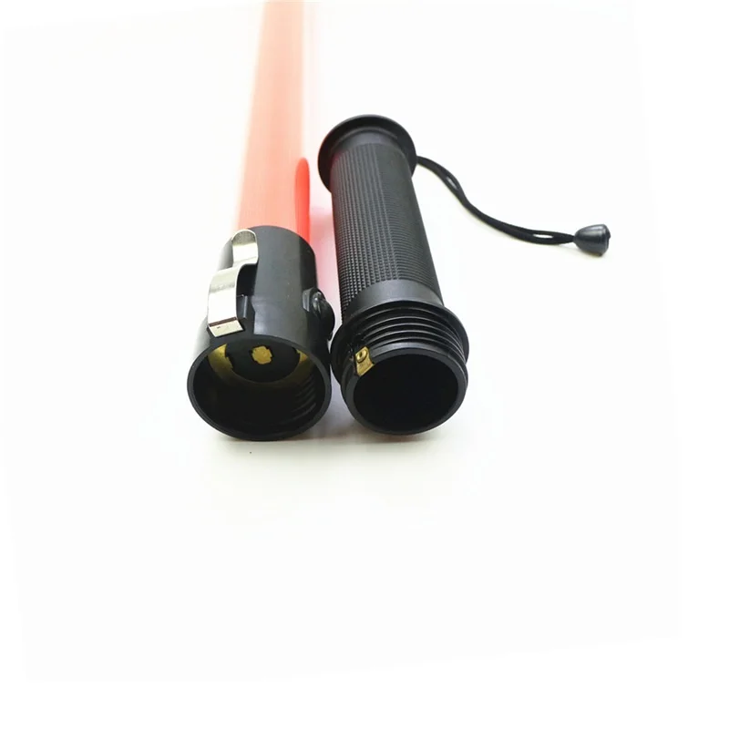 21.2/17.2/16.4 Inch Red Light LED Road Traffic Signal Warning Hard PVC Wand Rod