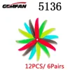 Gemfan Vannystyle Vanover 5136 5.1X3.6X3 3-Blade PC Propeller for FPV Freestyle 5inch Drones DIY Parts 1