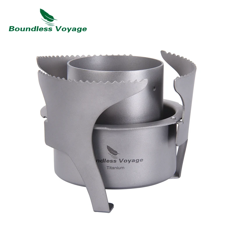 空き瓶 Boundless Voyage Titanium Alcohol Stove Spirit Burner