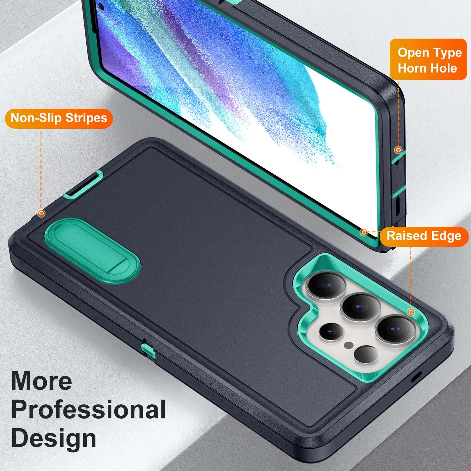 Advanced Anti-Shock Stand Phone Case with Enhanced Durability