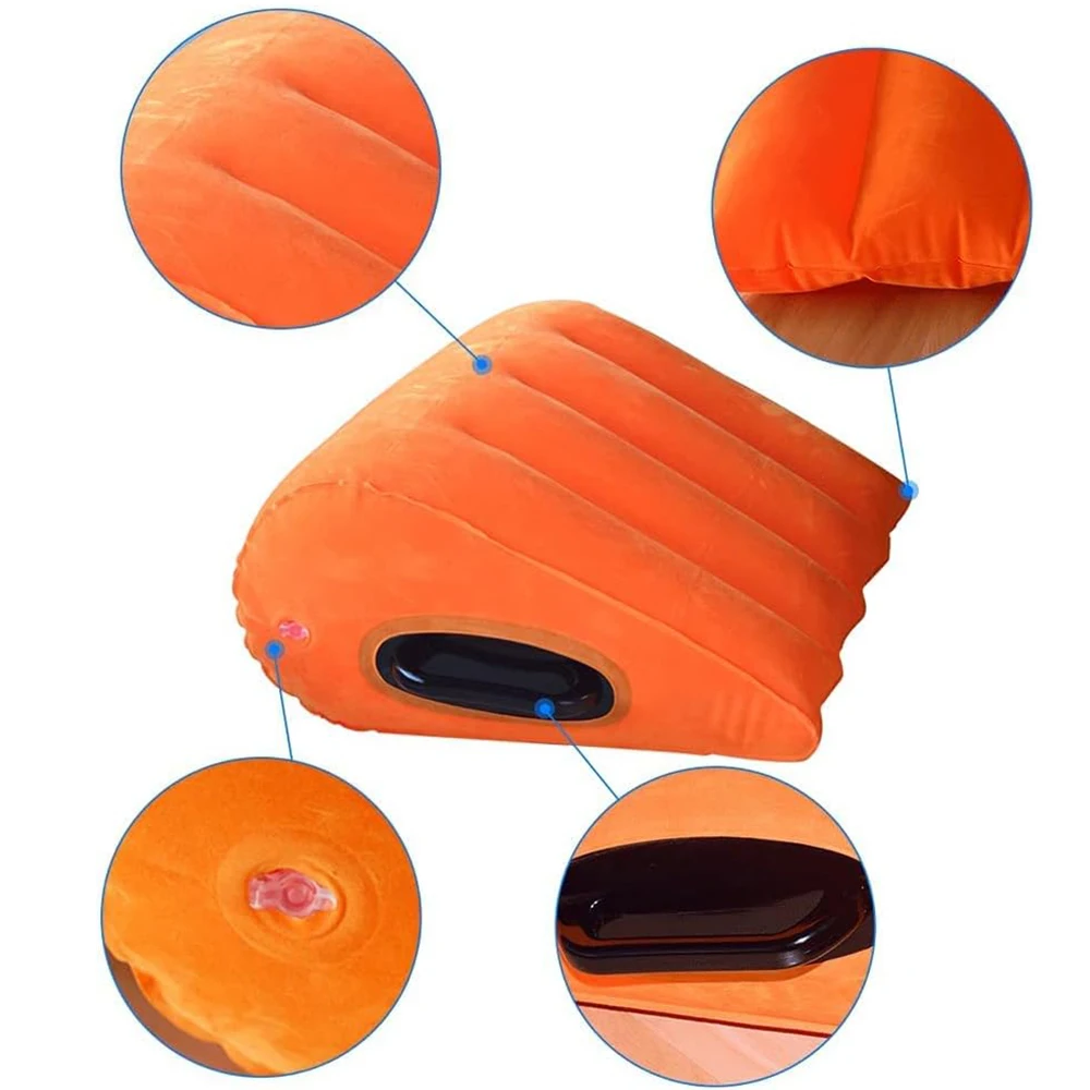 Sex Toys Inflatable Sex Pillow With Magic Wedge Love Position Sexual Cushion BDSM Support Pillow Adults Goods for Couples Games