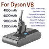 Rep100% NEW for Dyson V8 21.6V 12800mAh Replacement Battery for Dyson V8 Absolute Cord-Free Vacuum Handheld Vacuum Cleaner Batte 1