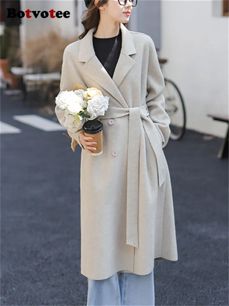 Wool coats for women