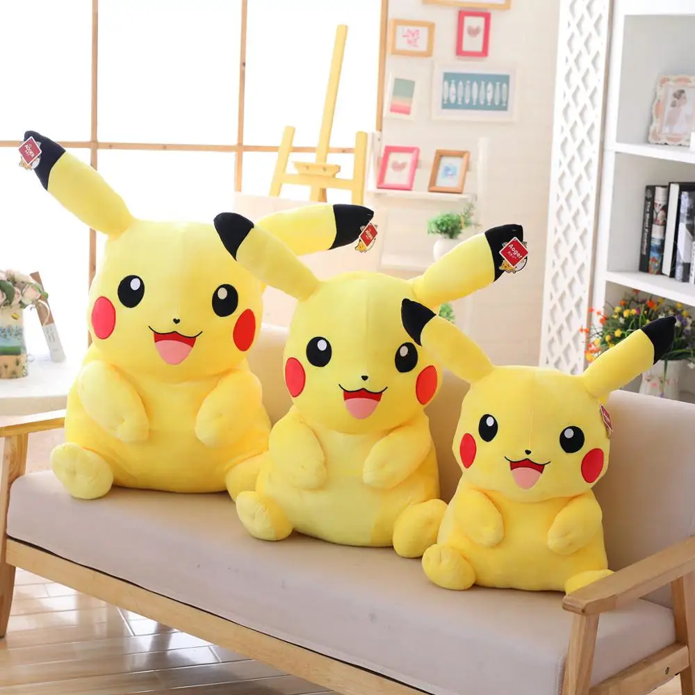 Peluche Pikachu de Super grande taille, jouets mignons, oreiller