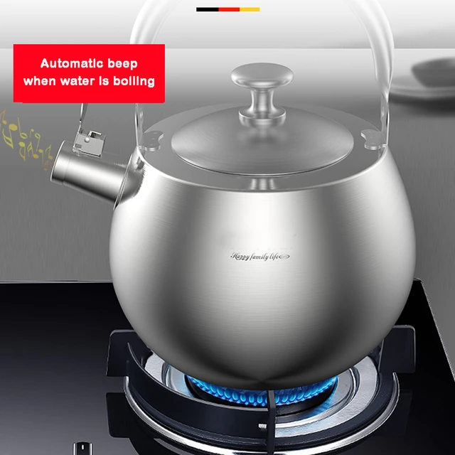 304 Stainless Steel Boiling Kettle 5.5L Large Capacity Boiling